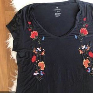 american eagle soft and sexy v neck